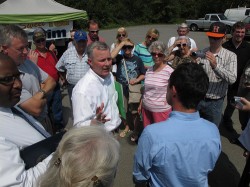 Congressman Tim Griffin addresses North Woods residents. -- The Arkansas Times