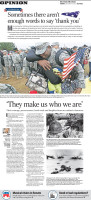 Headlines, write-out and picture convey thanks to our vets.