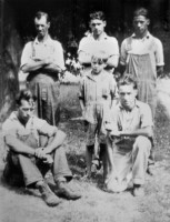 My Dad, middle, with his brothers and father.